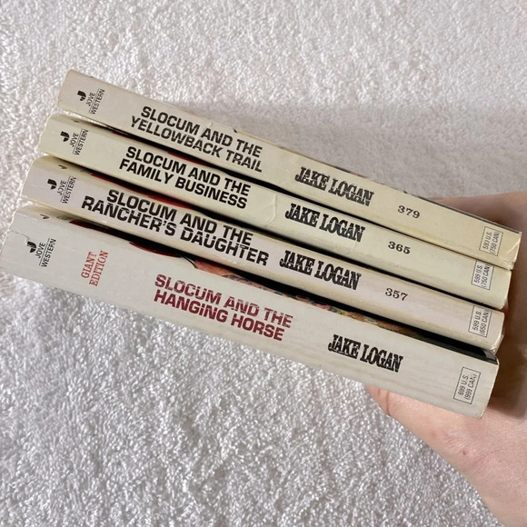 Vintage Jake Logan Action Western Romance Novels x4 - Picture 7 of 14